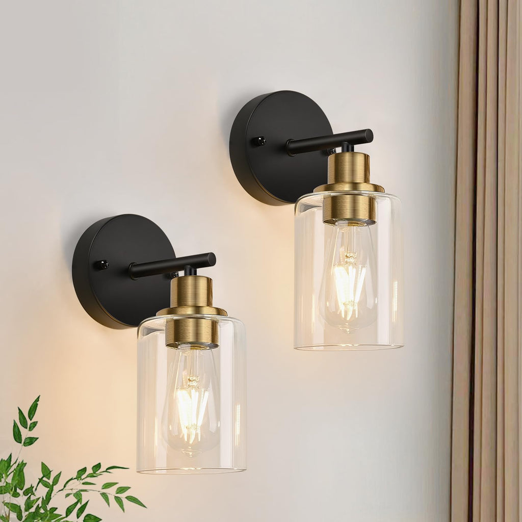 Zarbitta 3-Light Bathroom Light Fixtures, Brushed Nickel Vanity Light, Farmhouse Wall Lights with Milky White Frosted Glass Shades, Bathroom Wall Lamp for Mirror Kitchen Bedroom Hallway Living Room