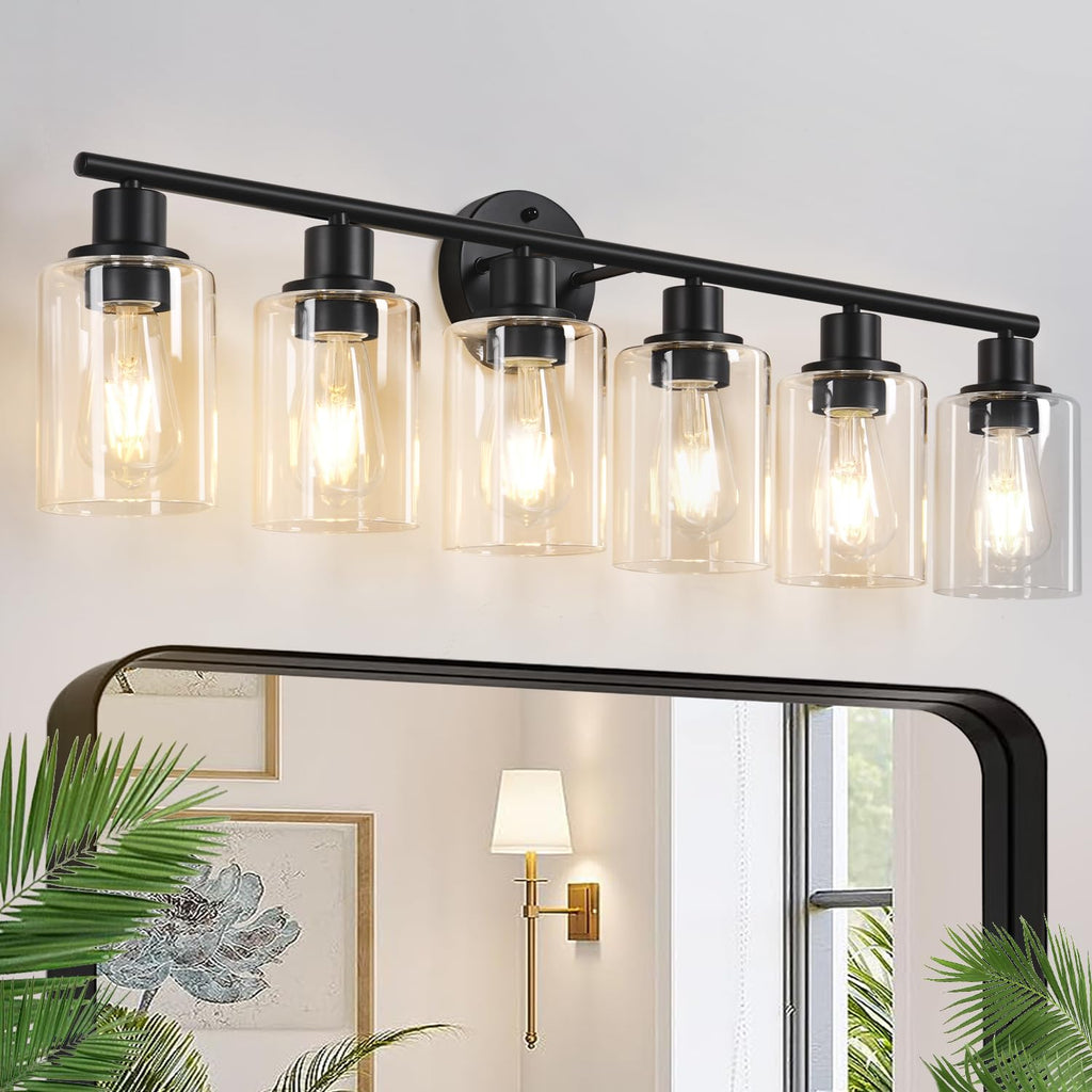 Zarbitta 3-Light Bathroom Light Fixtures, Brushed Nickel Vanity Light, Farmhouse Wall Lights with Milky White Frosted Glass Shades, Bathroom Wall Lamp for Mirror Kitchen Bedroom Hallway Living Room